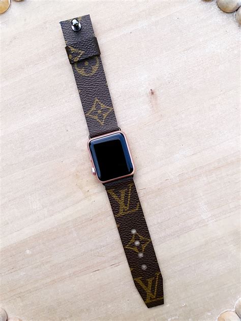 Repurposed louis vuitton apple watch b.